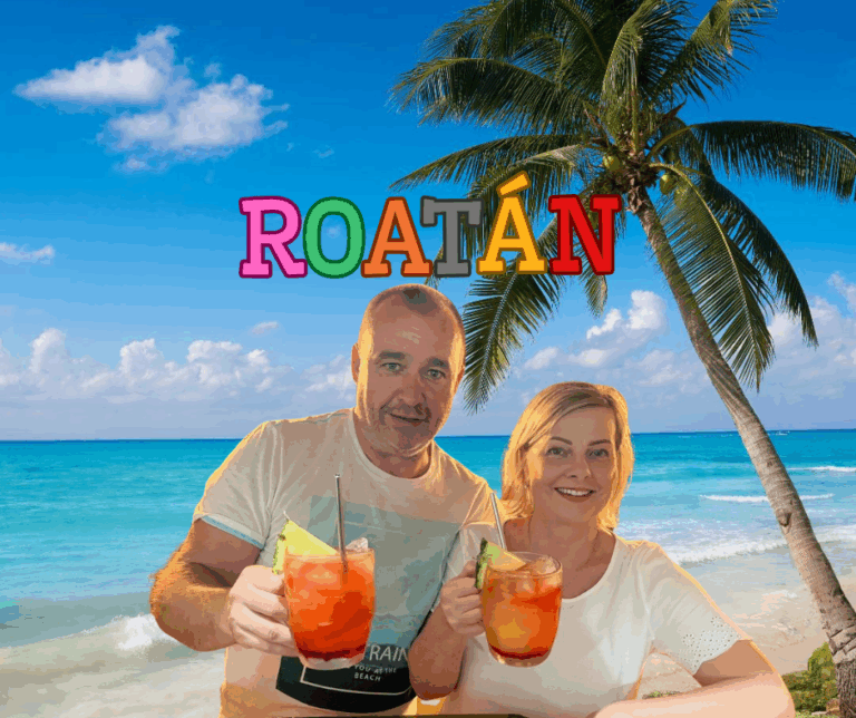 Roatán dovolená rumpunch